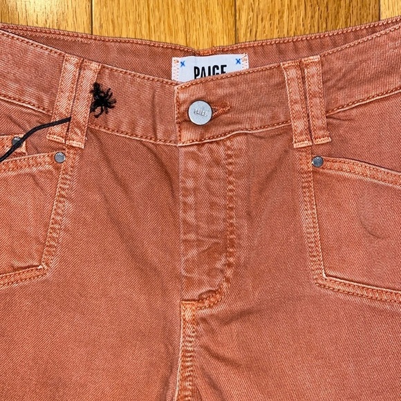 NWOT Paige Mayslie Utility Short in Muted Clay in size 26 - Picture 8 of 11